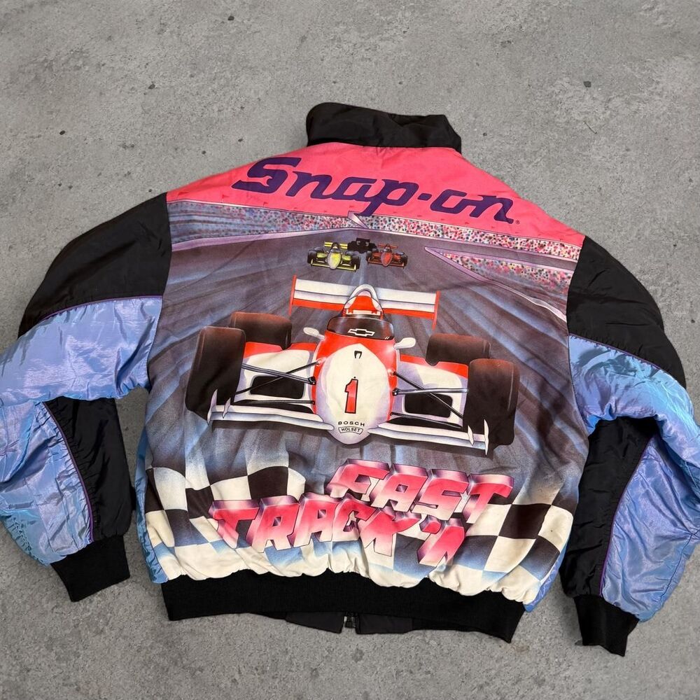Vintage 80’s 90’s Swingster Snap-On Tools Racing Retro Racecar Graphic Size L